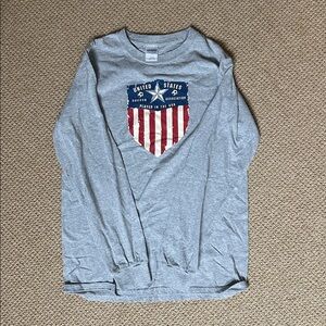 USA Soccer Association Graphic Long Sleeve Tee – Gildan Ultra Cotton